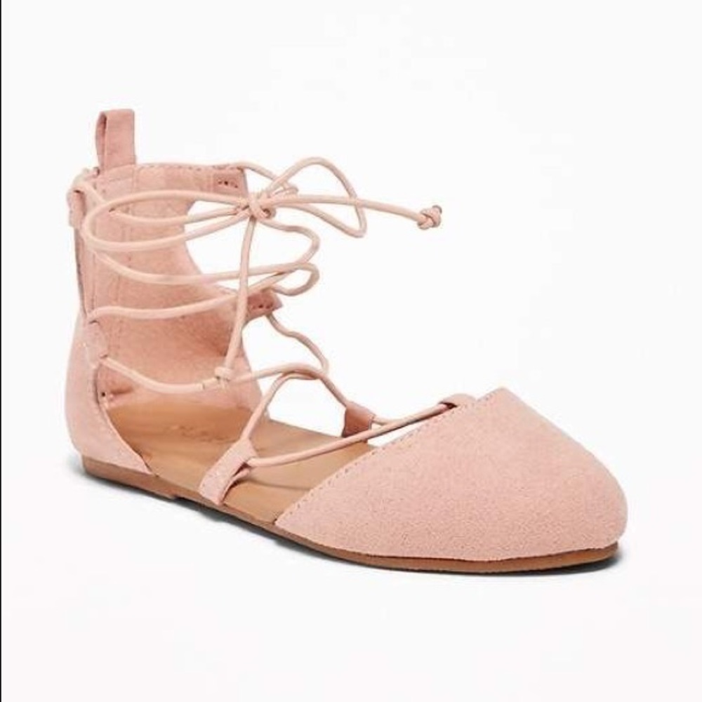 Old Navy Little Girls Lace Up Flats